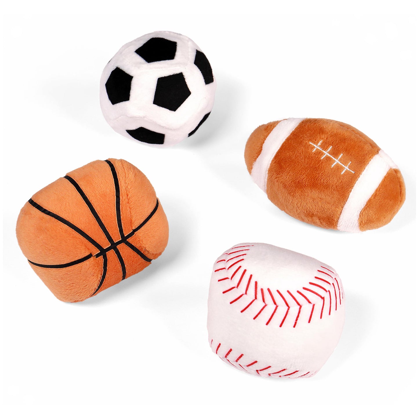GUND My First Sports Bag 5-Piece Plush Playset – Baby Sensory Toys, 0+ (8-inch)