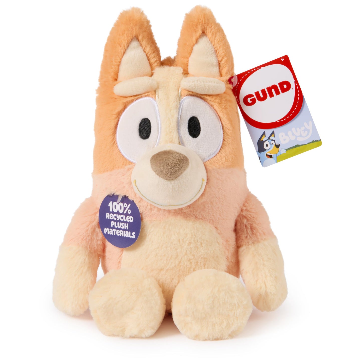 GUND Bingo Sustainably Soft Plush - 13-Inch Bluey Plush Made with Recycled Materials