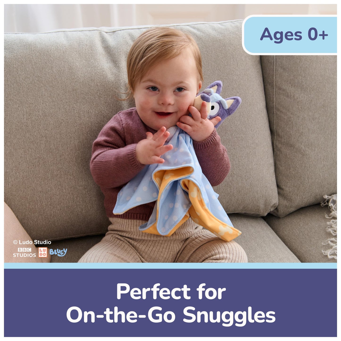 GUND Bluey Sustainably Soft Plush Lovey - 13-Inch, Recycled Materials