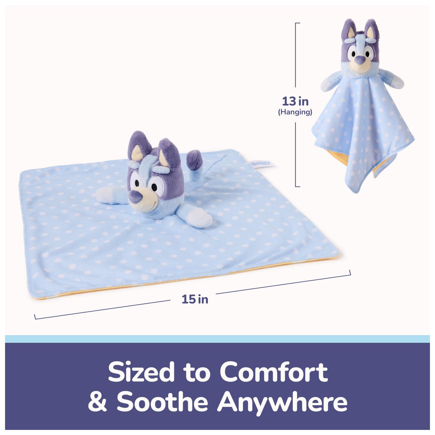 GUND Bluey Sustainably Soft Plush Lovey - 13-Inch, Recycled Materials