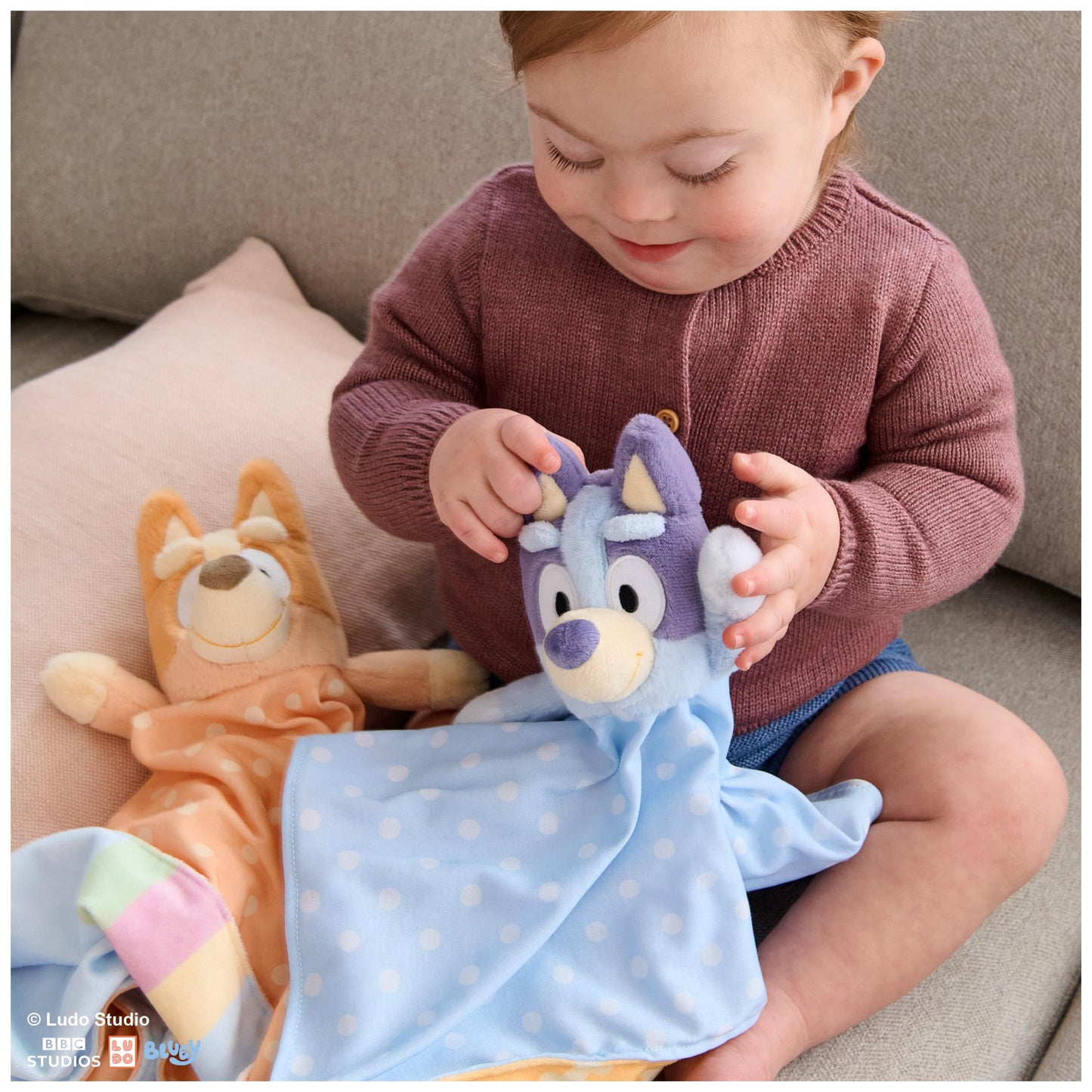 GUND Bluey Sustainably Soft Plush Lovey - 13-Inch, Recycled Materials