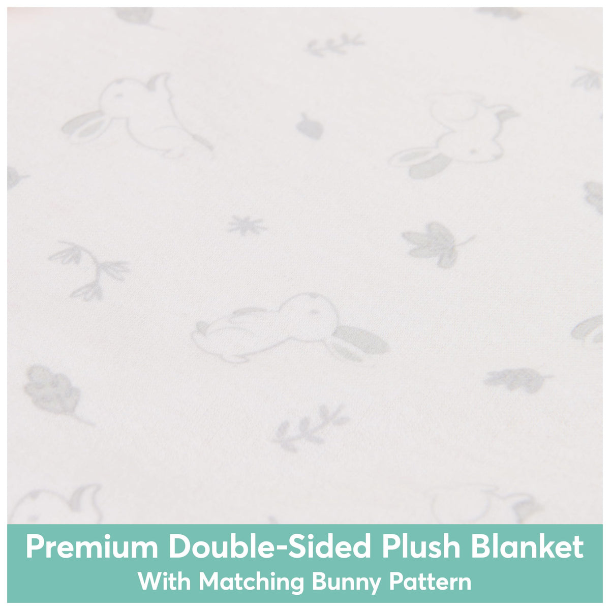 GUND Baby Sustainably Soft Bunny Lovey - 100% Recycled Plush, 10inch