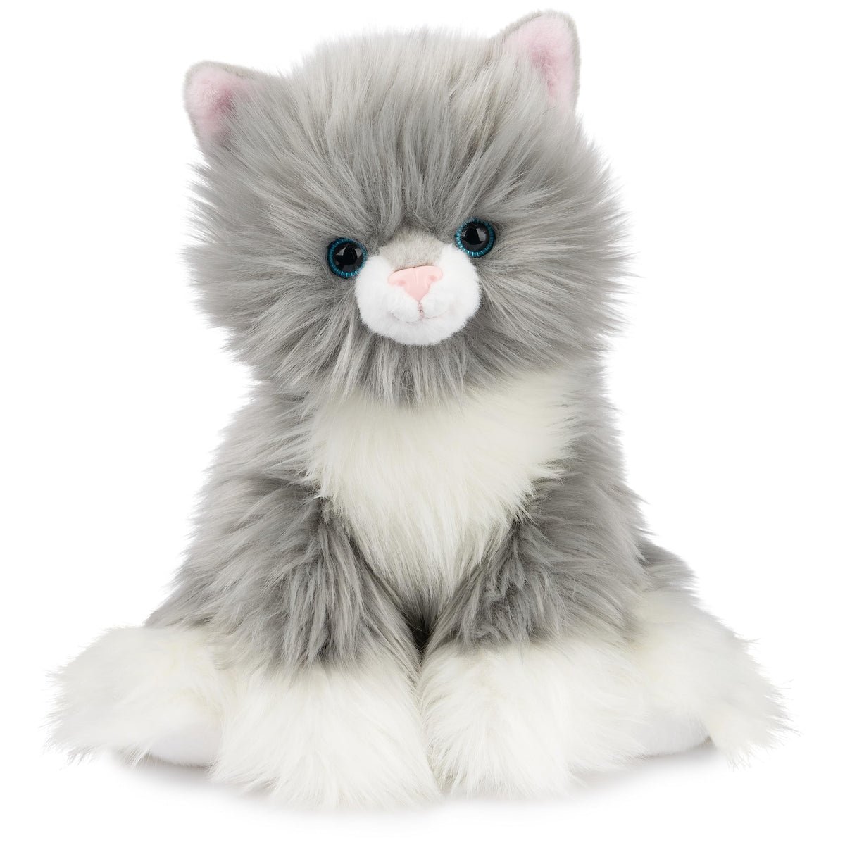 GUND Camilla Kitten Plush – 9-inch Gray & White Cat Stuffed Animal, Ultra-Soft & Huggable