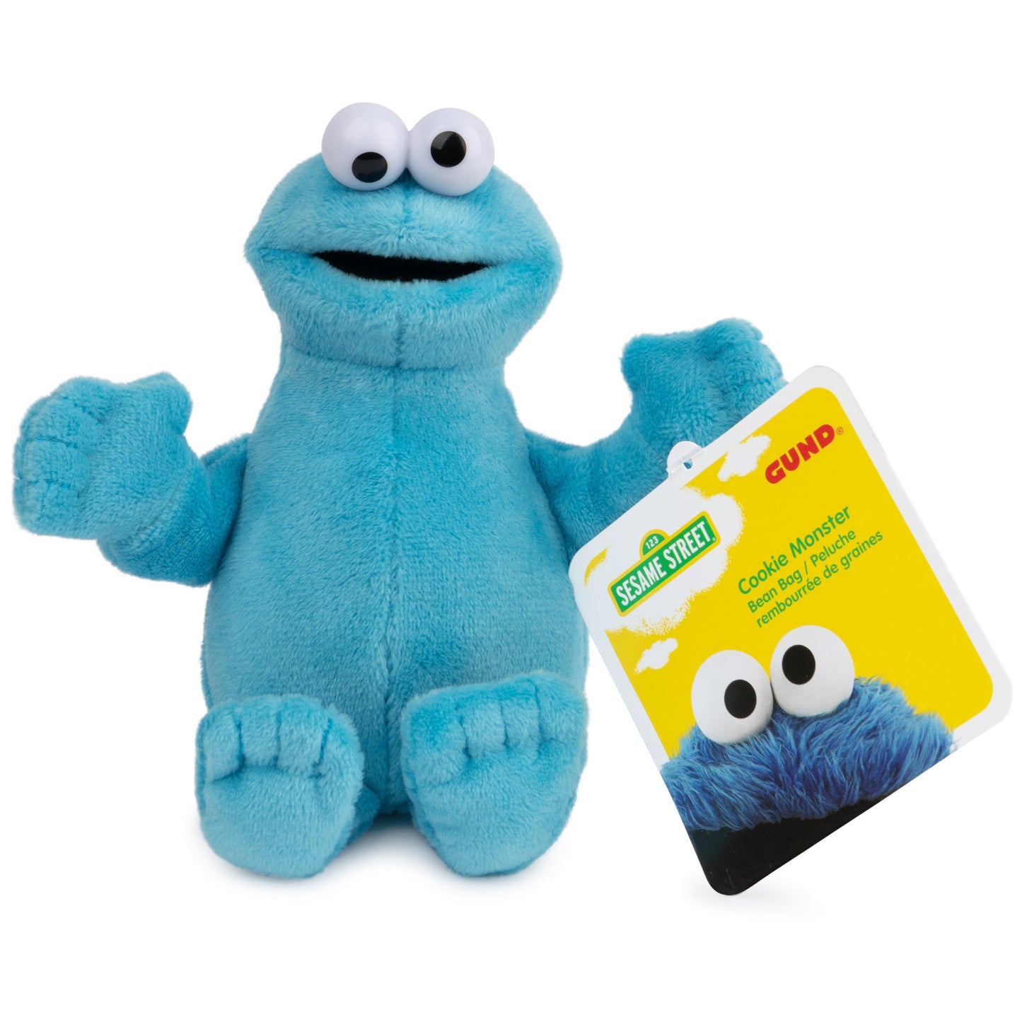 GUND Sesame Street Cookie Monster Beanbag - 6.5-inch Premium Plush Toy