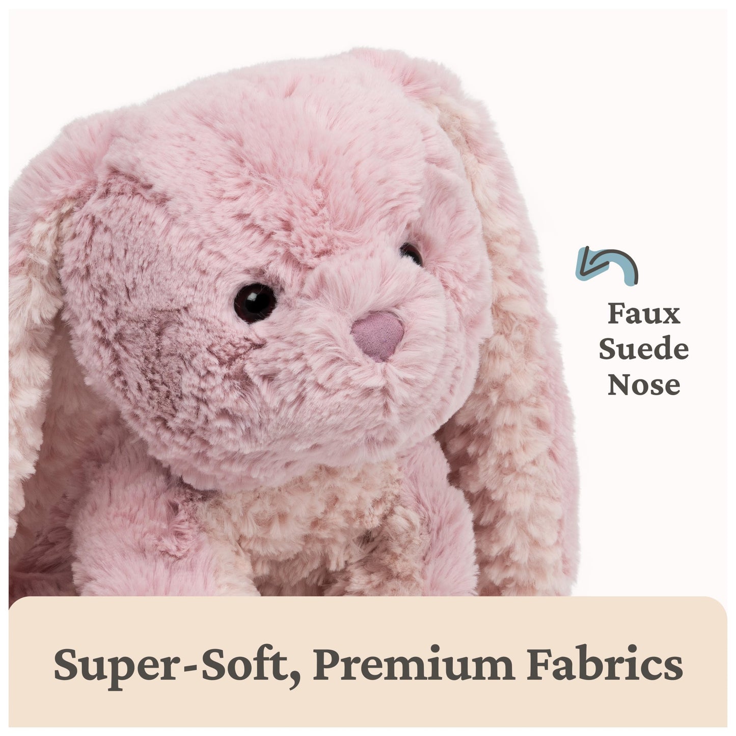 GUND Cozys Collection Bunny Plush – 10-Inch Pink Bunny for Ages 1+