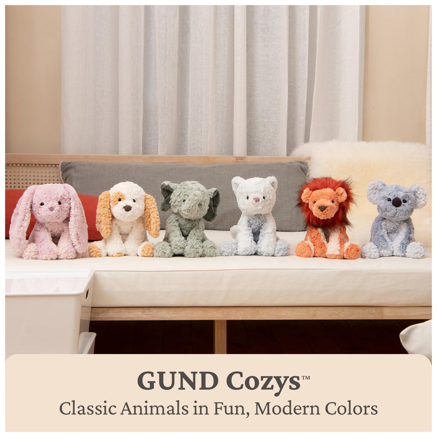 GUND Cozys Collection Lion Plush – 10-Inch Soft, Huggable Lion for Ages 1+