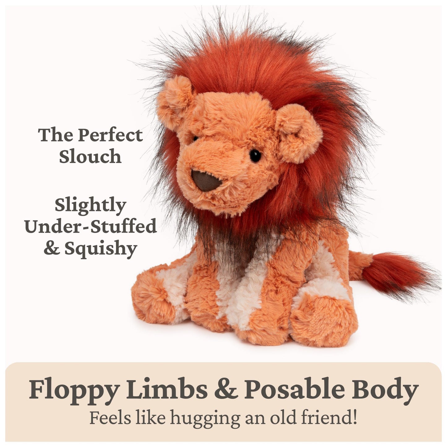 GUND Cozys Collection Lion Plush – 10-Inch Soft, Huggable Lion for Ages 1+
