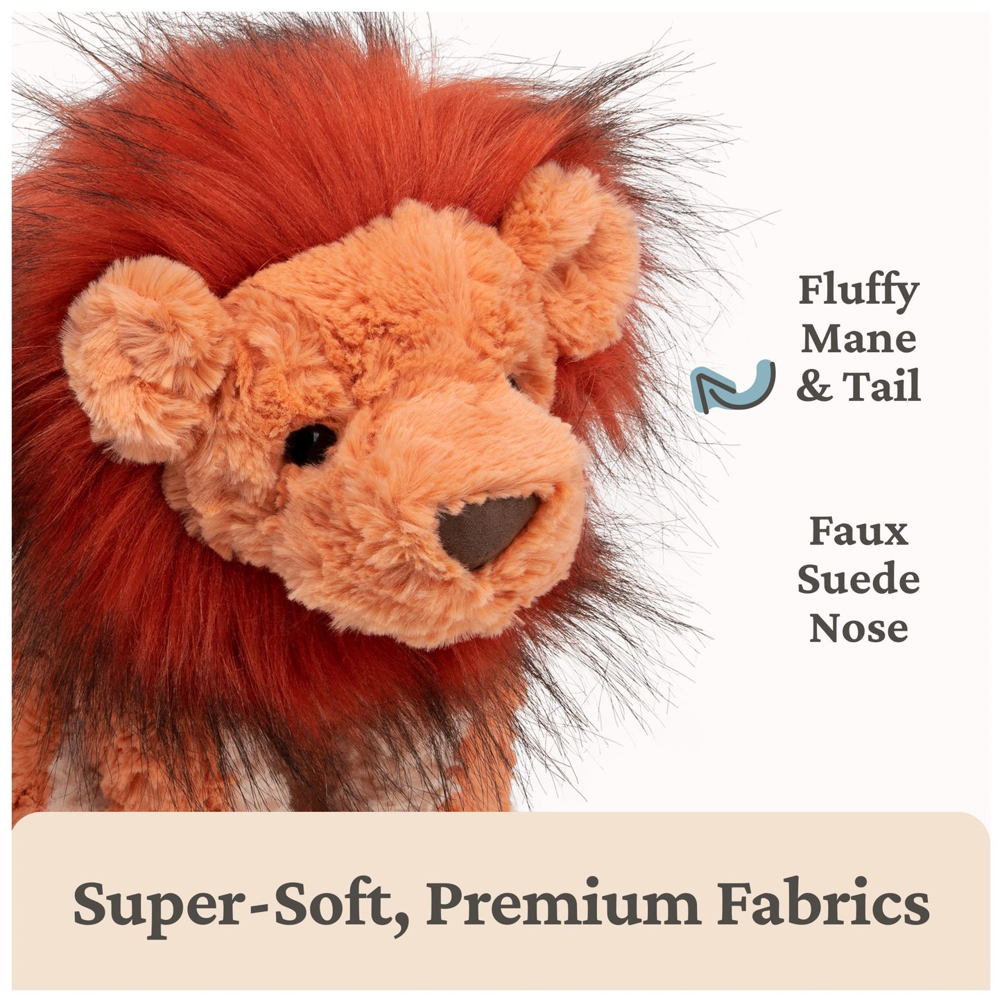 GUND Cozys Collection Lion Plush – 10-Inch Soft, Huggable Lion for Ages 1+