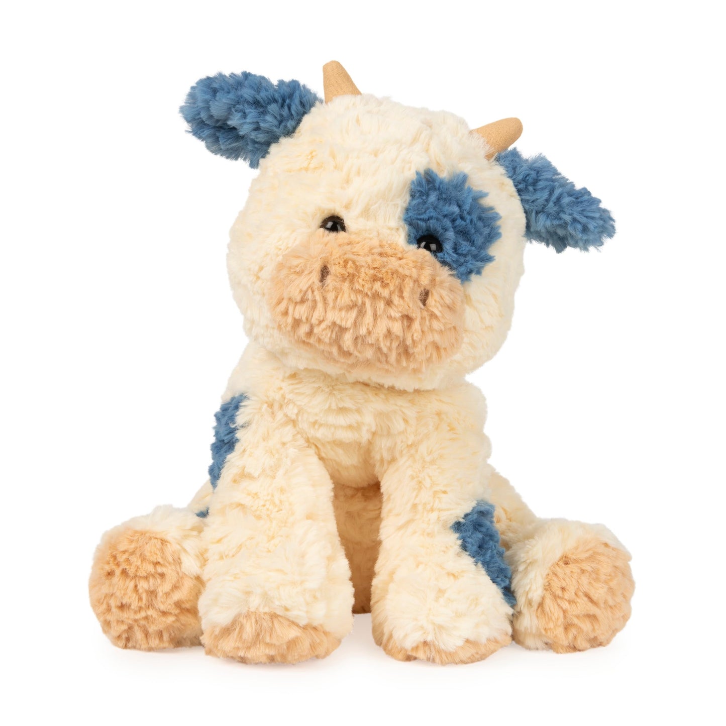 GUND Cozys Collection Cow Plush — 10-Inch Cream & Navy Spot Stuffed Animal