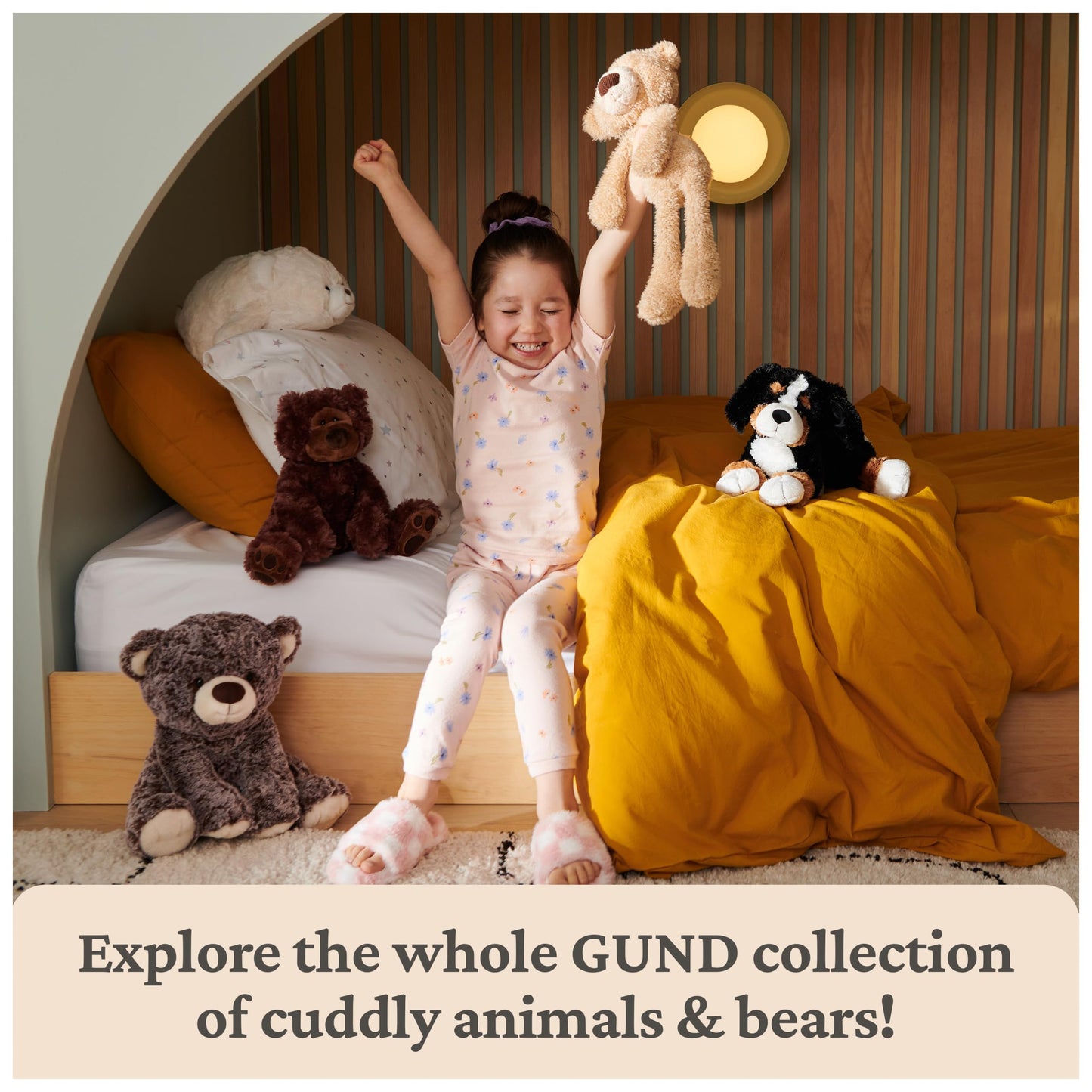 GUND Cozys Collection Cow Plush — 10-Inch Cream & Navy Spot Stuffed Animal
