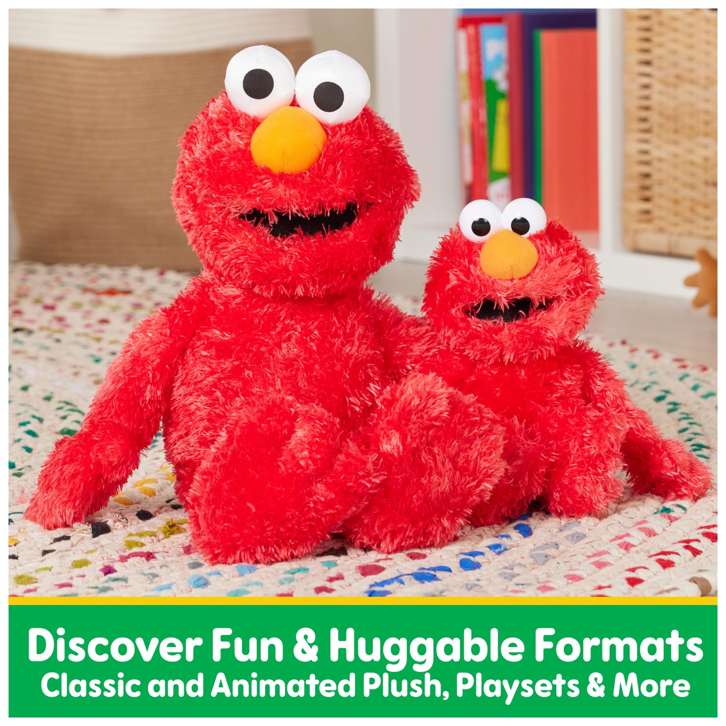 GUND Sesame Street Elmo Hug-a-Moves Plush | 14-Inch Sensory Plush Toy