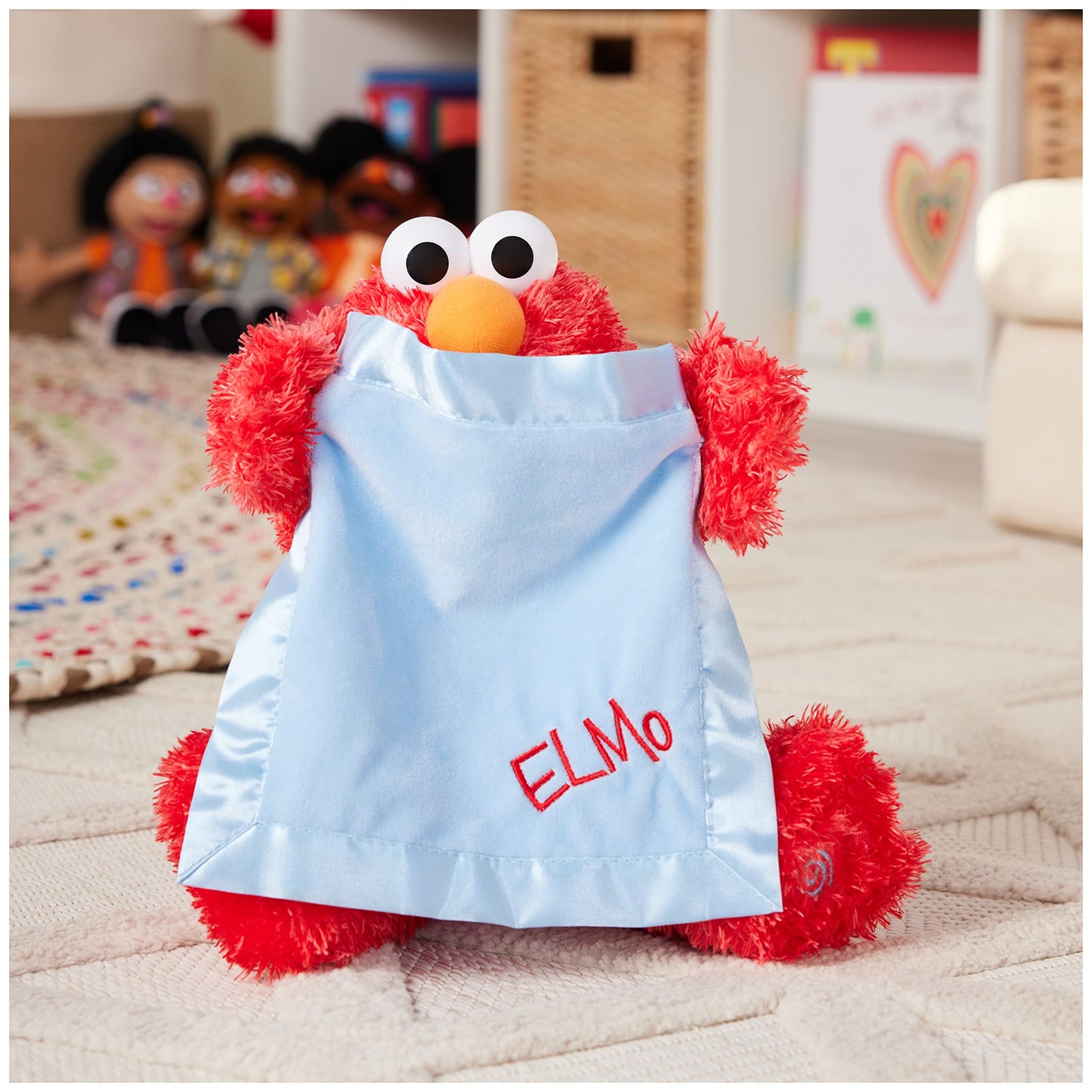 GUND Peek-a-Boo Elmo Animated Plush – 15” Sesame Street Official Toy for Ages 18 Months+