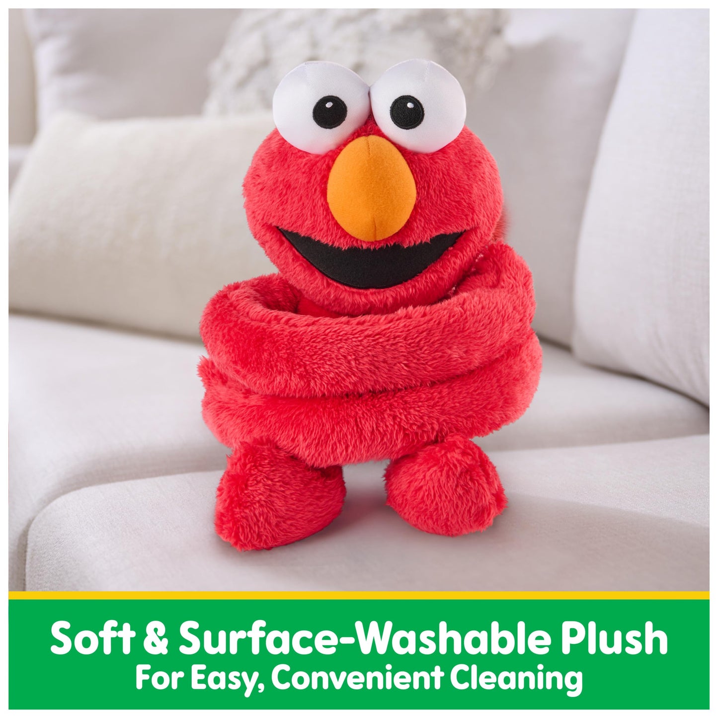 GUND Sesame Street Elmo Hug-a-Moves Plush | 14-Inch Sensory Plush Toy