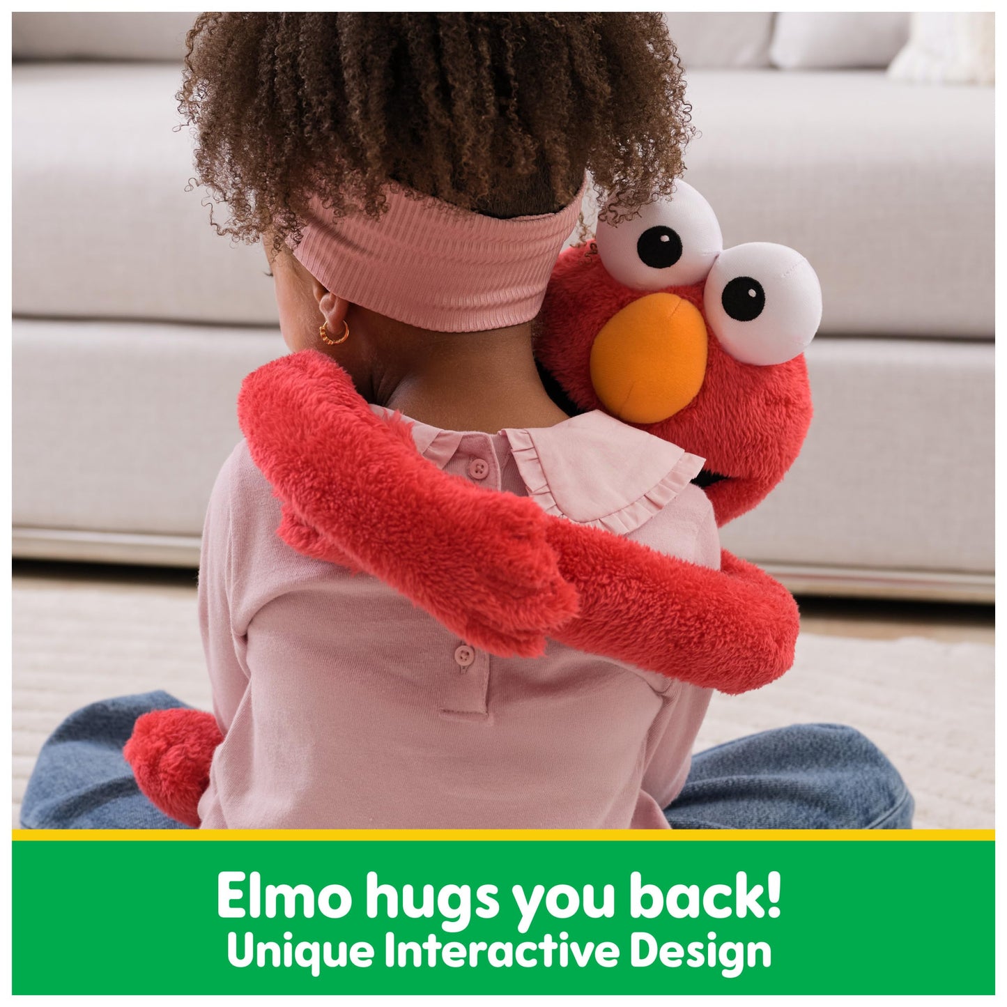 GUND Sesame Street Elmo Hug-a-Moves Plush | 14-Inch Sensory Plush Toy
