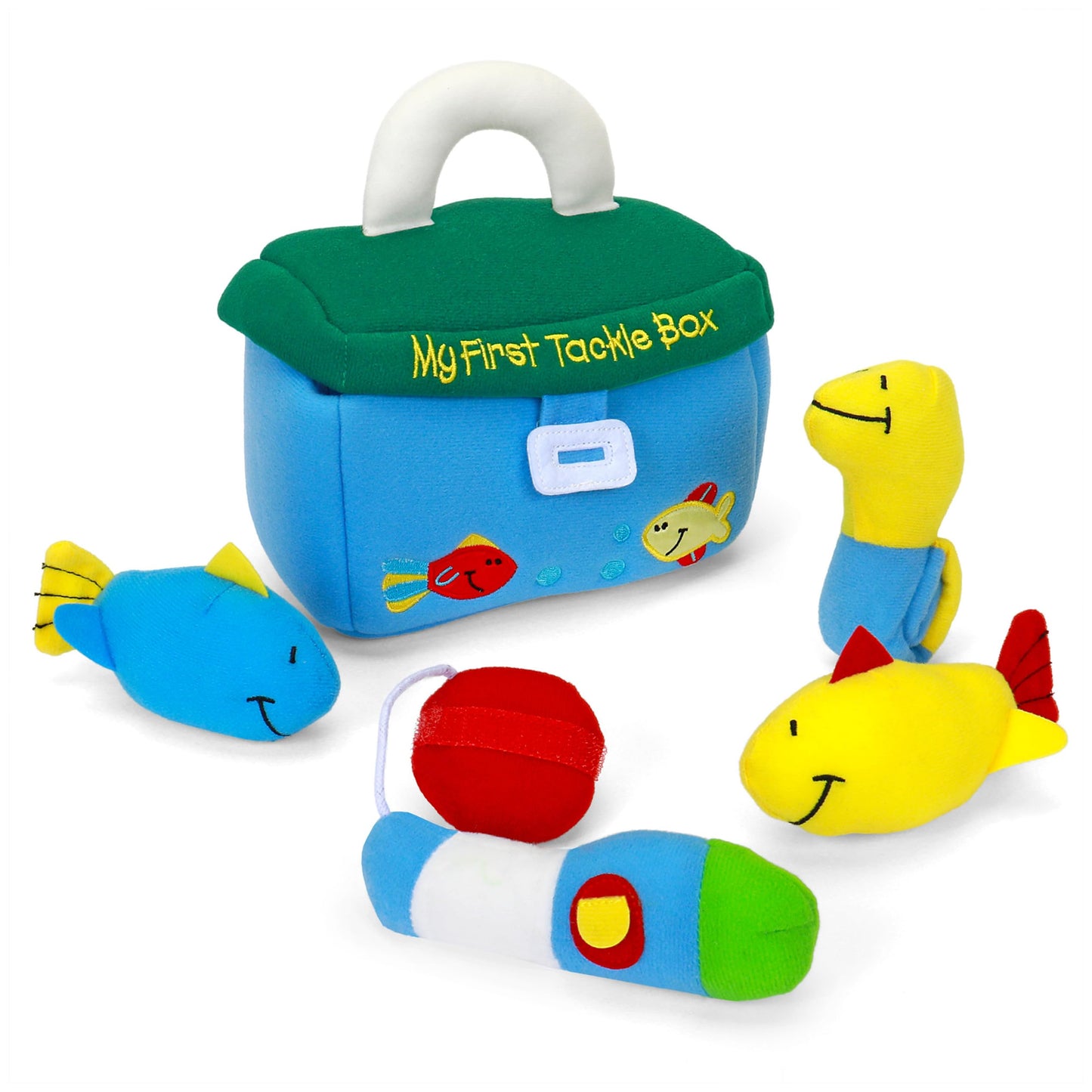 GUND My First Tackle Box 5-Piece Plush Playset – Sensory Baby Toys