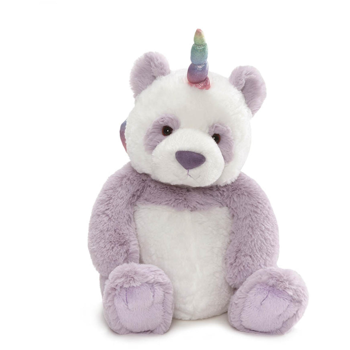 GUND Glitz Pandacorn Plush - 9in Purple Unicorn Panda Bear (Ages 1+)