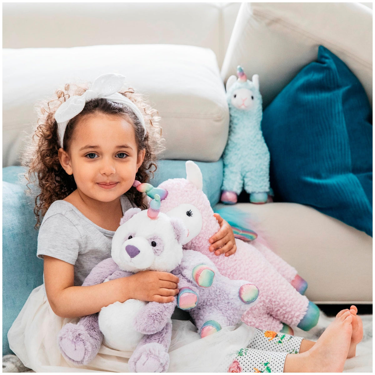 GUND Glitz Pandacorn Plush - 9in Purple Unicorn Panda Bear (Ages 1+)