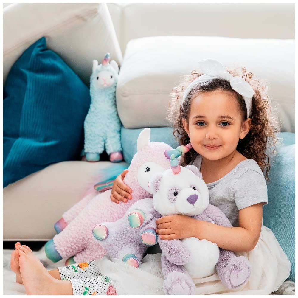 GUND Glitz Pandacorn Plush - 9in Purple Unicorn Panda Bear (Ages 1+)