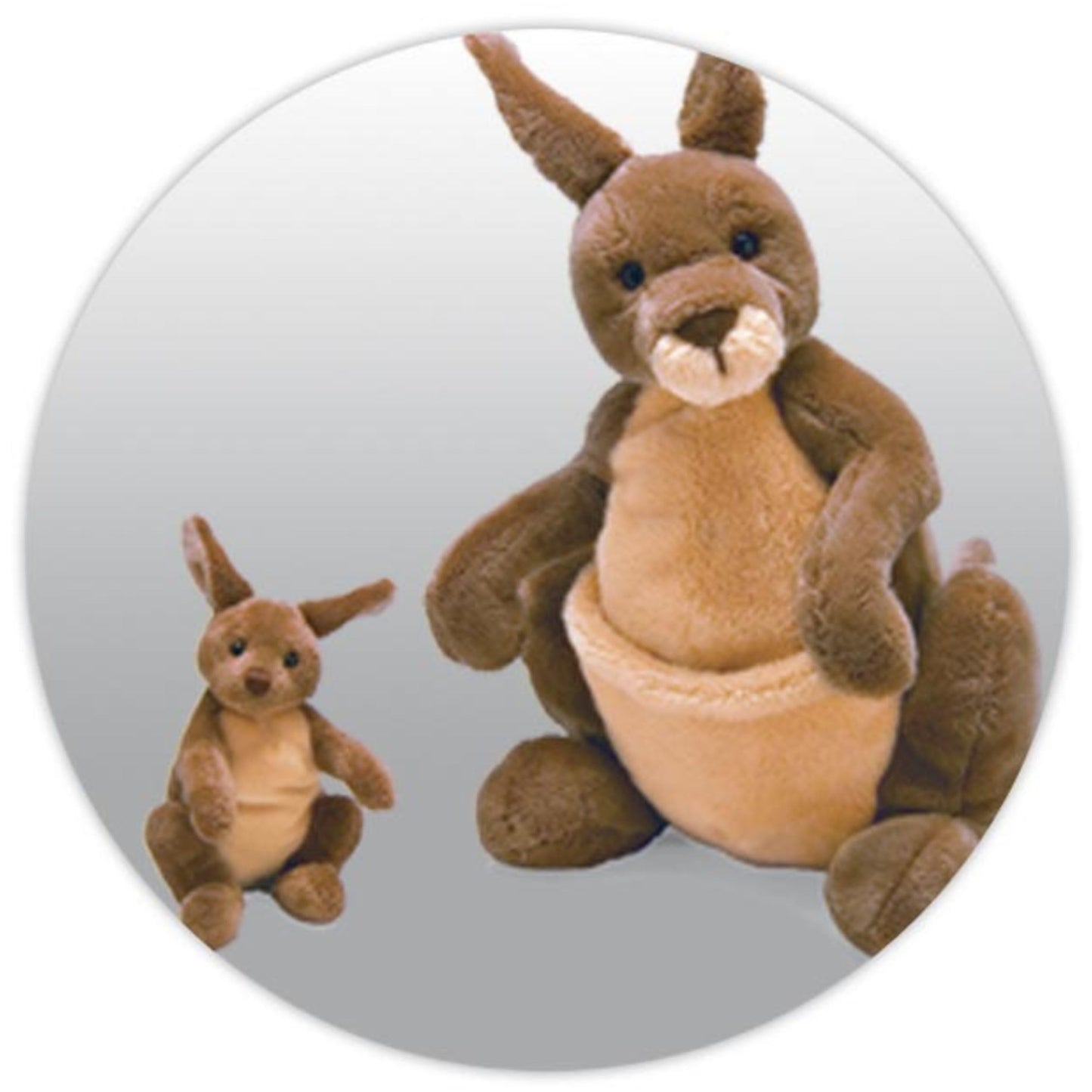GUND Jirra Kangaroo with Removable Joey Plush – 10" Plush Toy for Ages 1+