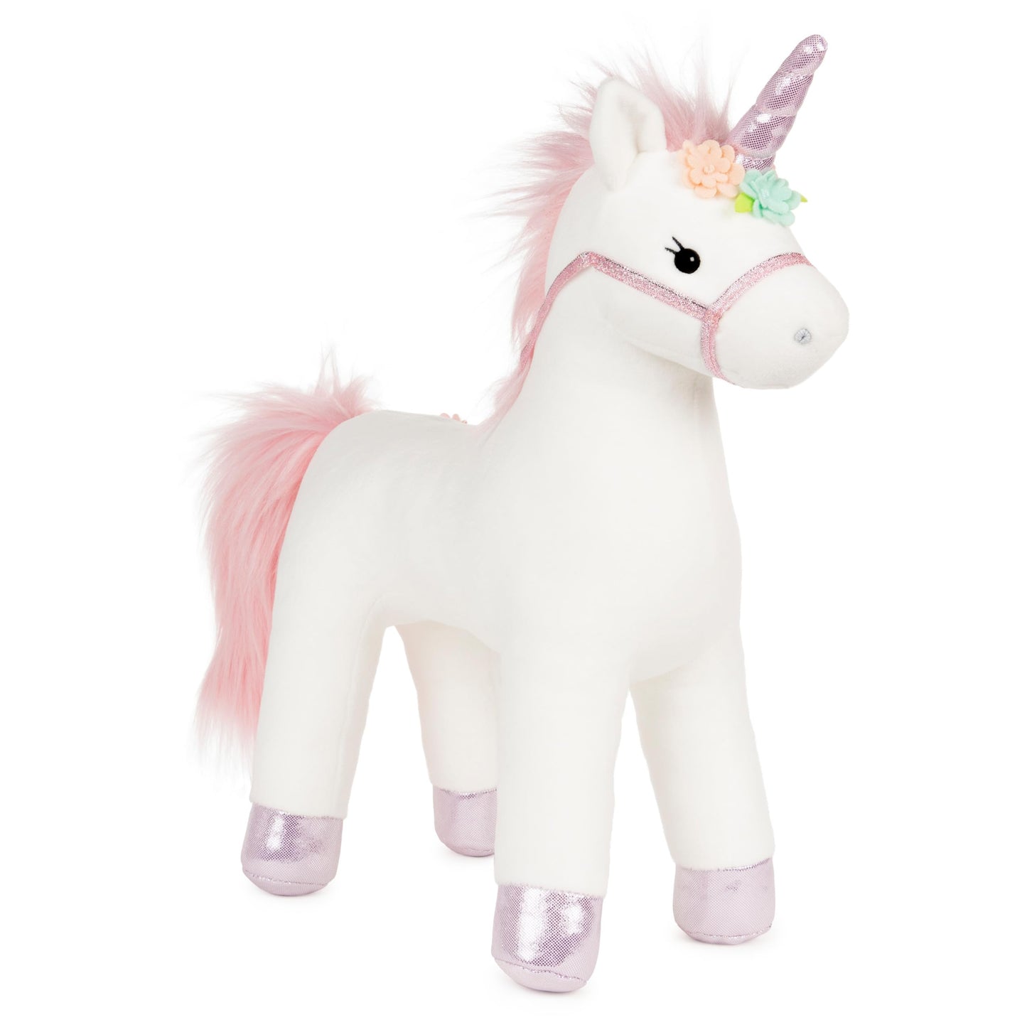 GUND Lily Rose Unicorn Plush — 15” Standing, Soft, Surface-Washable Toy for Ages 1+