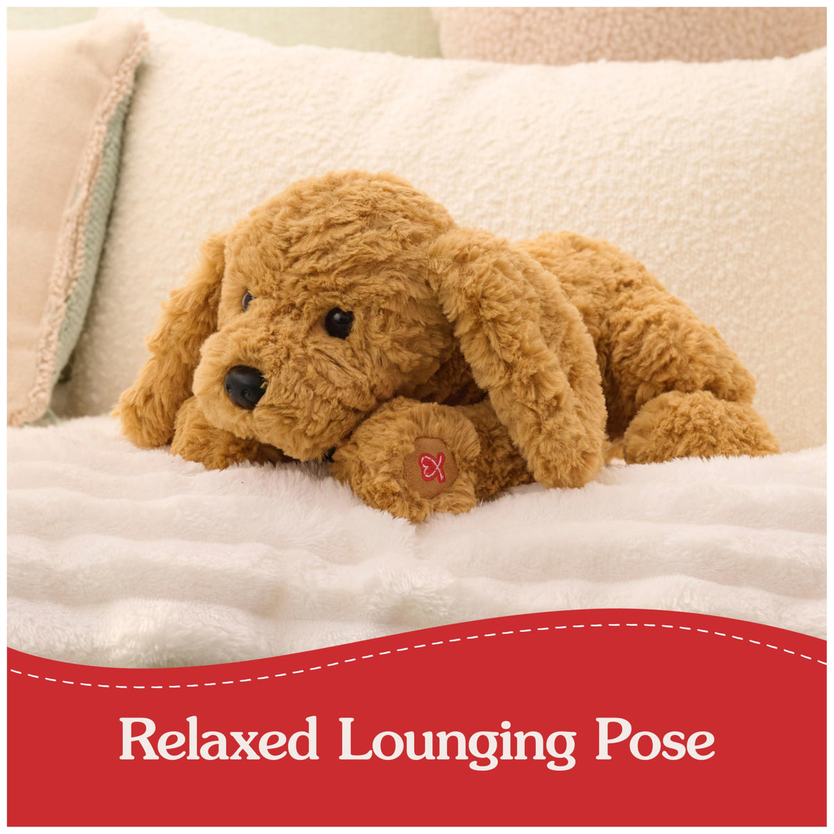 GUND Muttsy 14-inch Dog Plush – Premium Cuddly Puppy for Ages 1+
