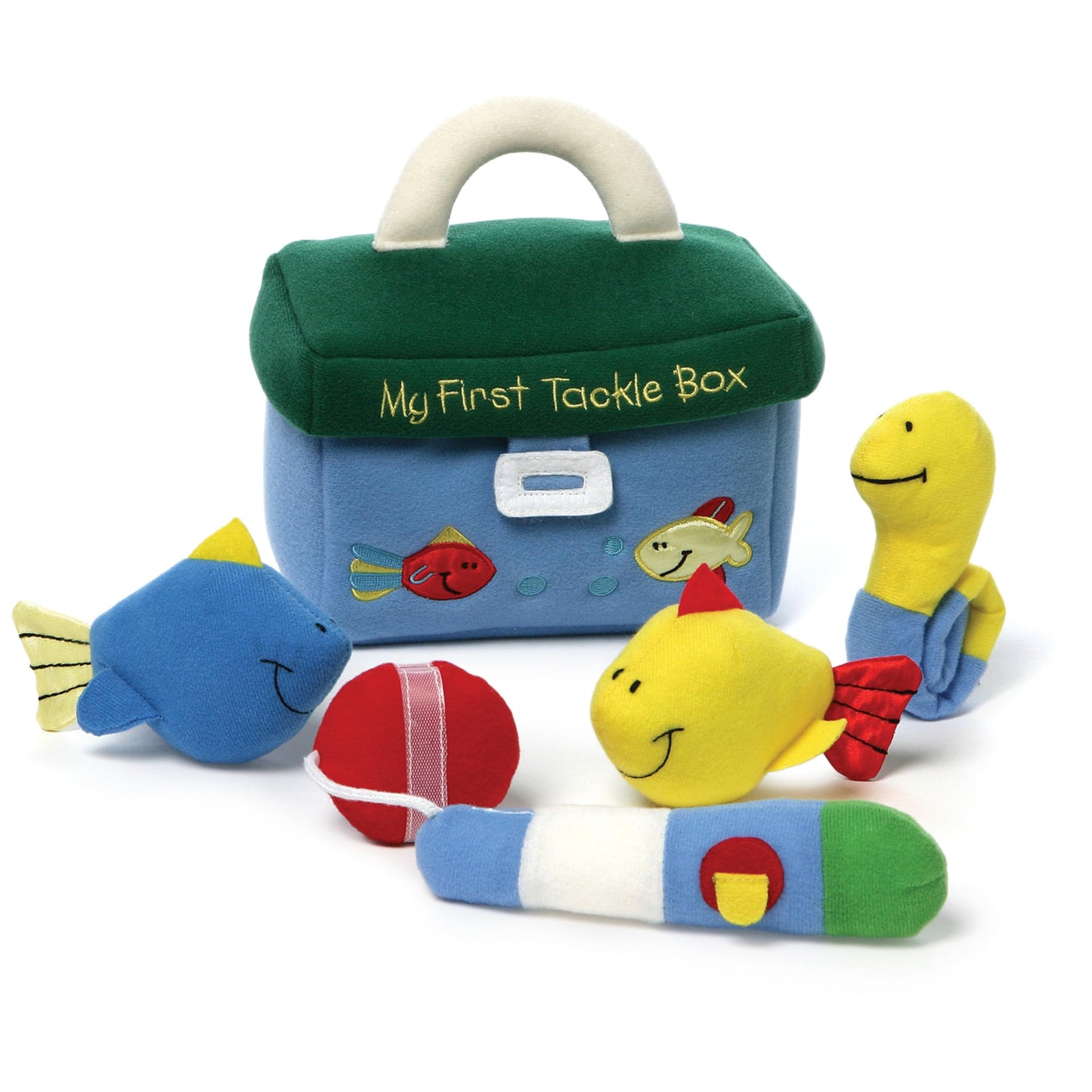 GUND My First Tackle Box 5-Piece Plush Playset – Sensory Baby Toys
