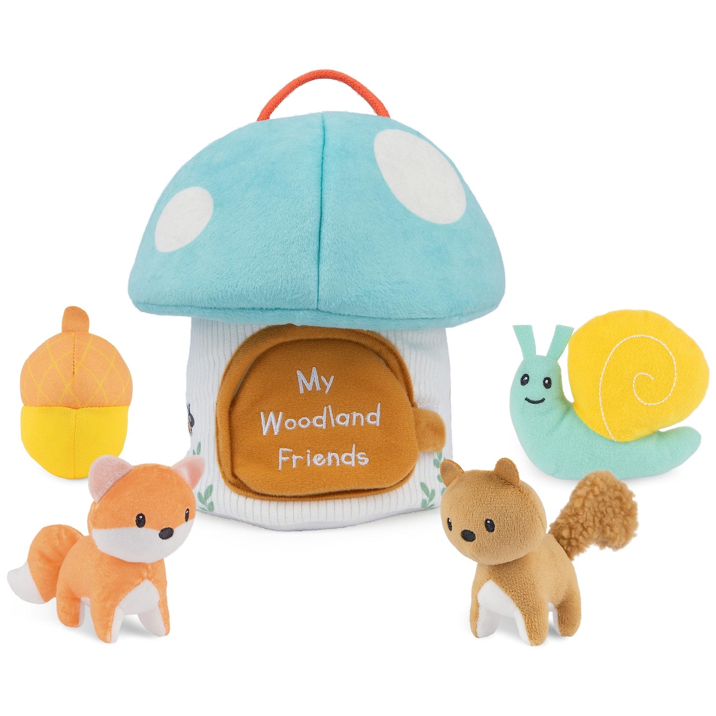 GUND My Woodland Friends 5-Piece Plush Playset – Sensory Toys for Babies