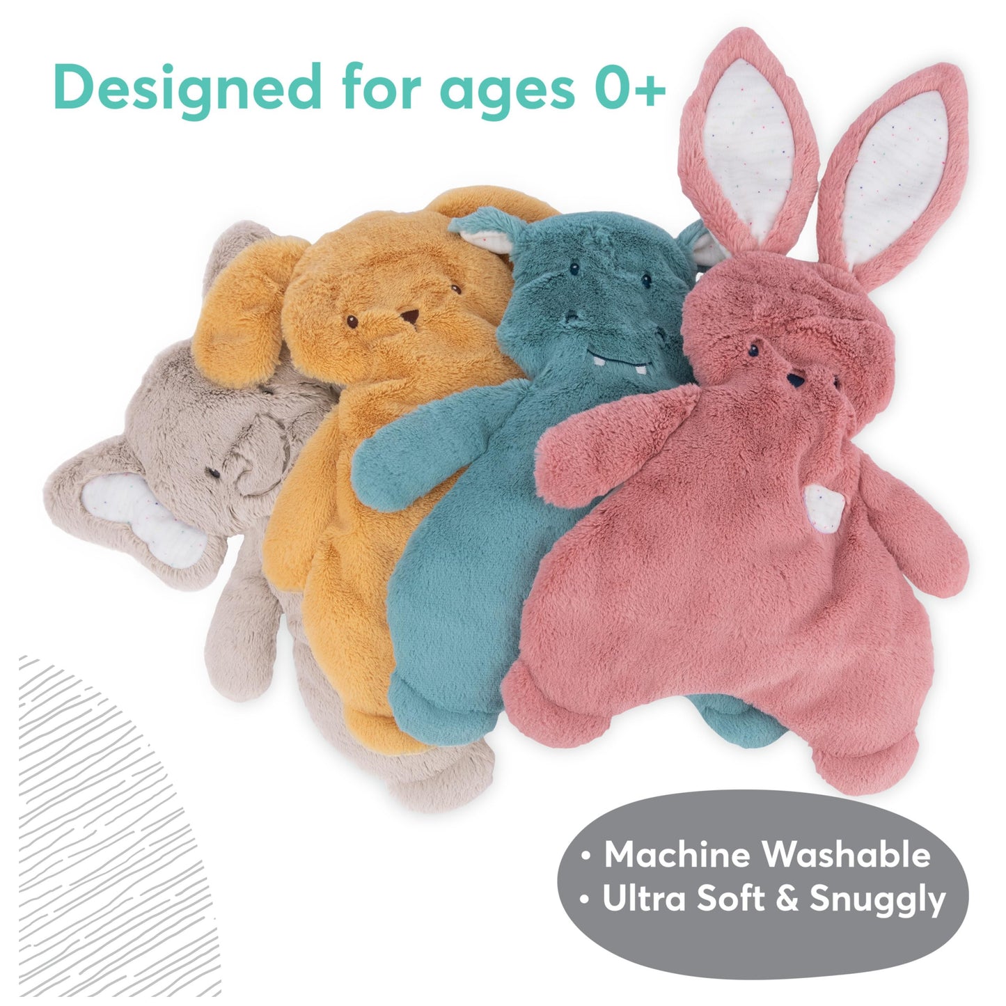 GUND Baby Oh So Snuggly Puppy Lovey – Ultra-Soft Plush Security Blanket