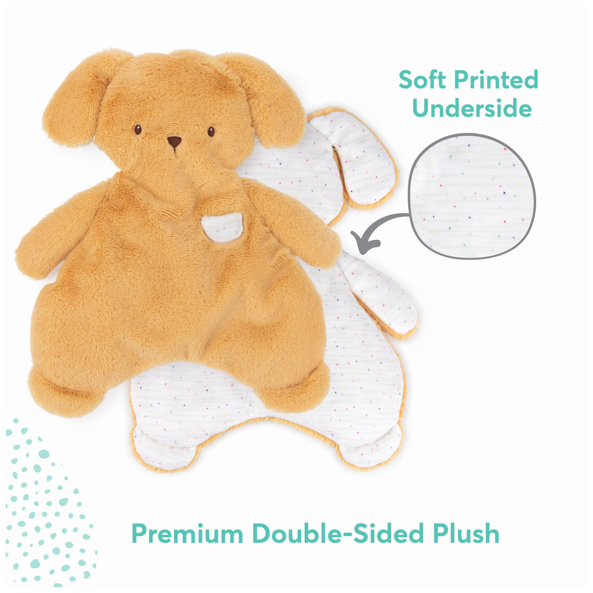 GUND Baby Oh So Snuggly Puppy Lovey – Ultra-Soft Plush Security Blanket