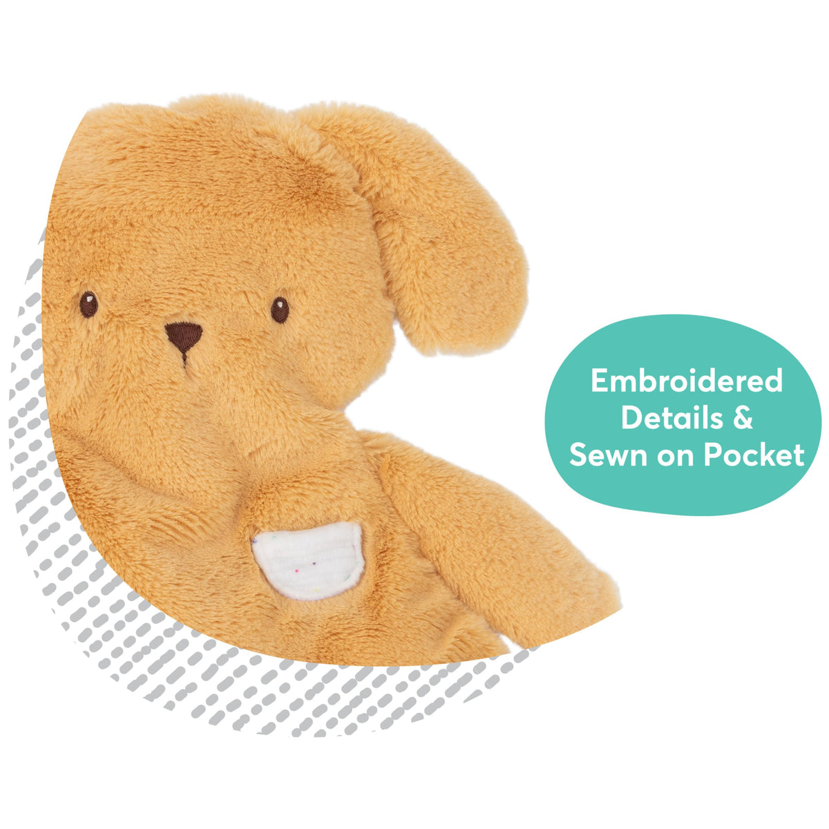GUND Baby Oh So Snuggly Puppy Lovey – Ultra-Soft Plush Security Blanket