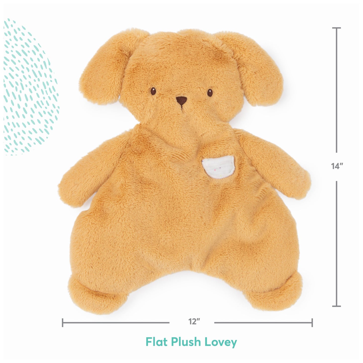 GUND Baby Oh So Snuggly Puppy Lovey – Ultra-Soft Plush Security Blanket