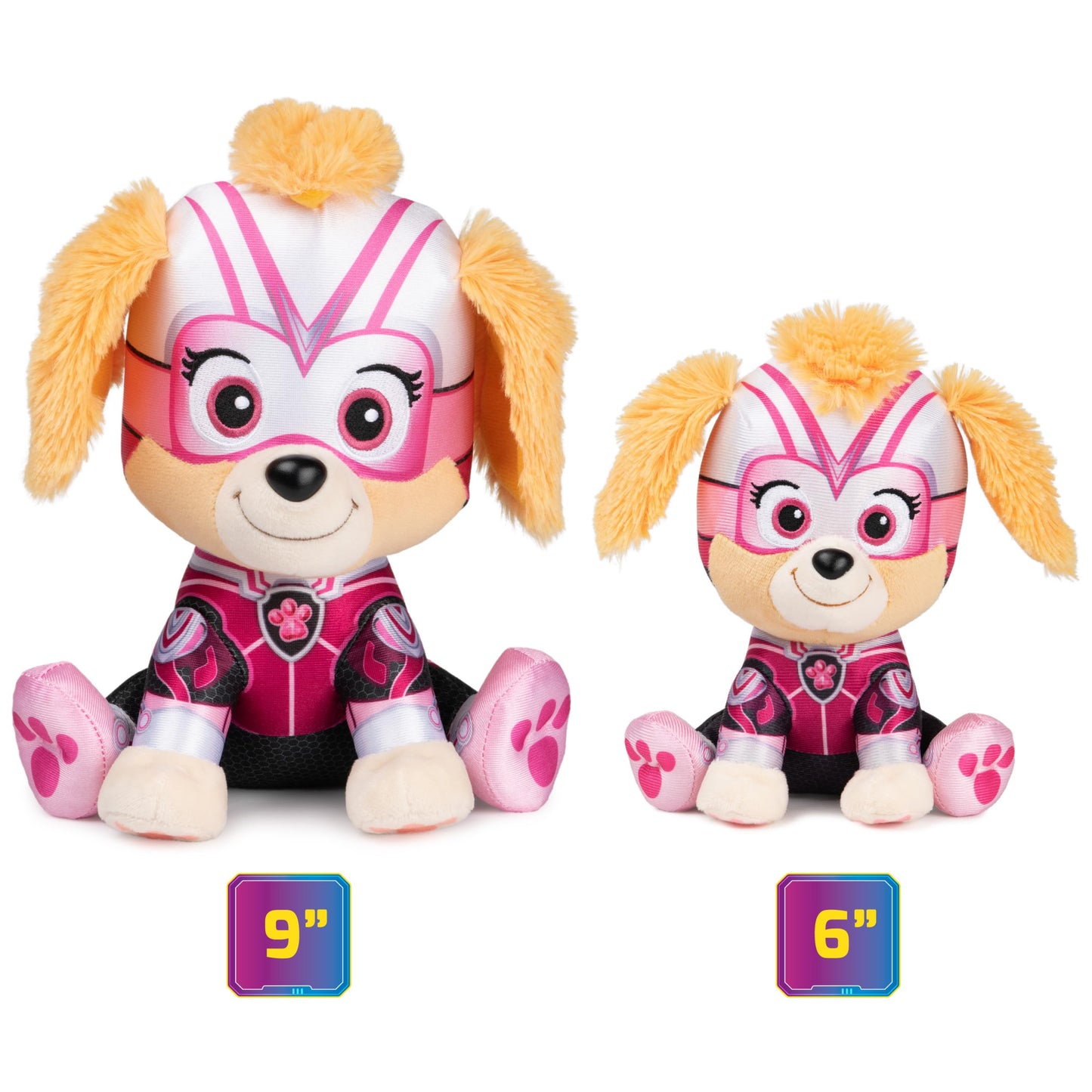 GUND PAW Patrol Skye Mighty Movie 6” Plush – Officially Licensed Toy for Ages 1+