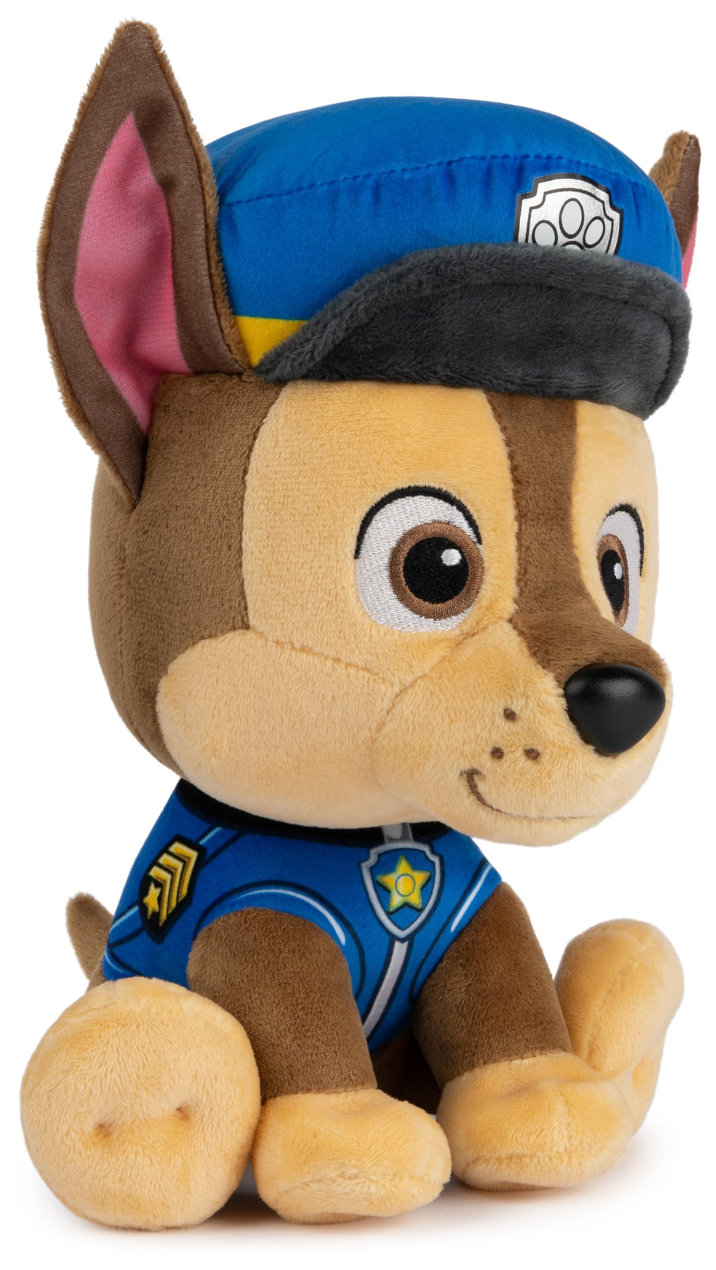 GUND PAW Patrol Chase 9-Inch Police Officer Plush – Surface-Washable, Ages 1+