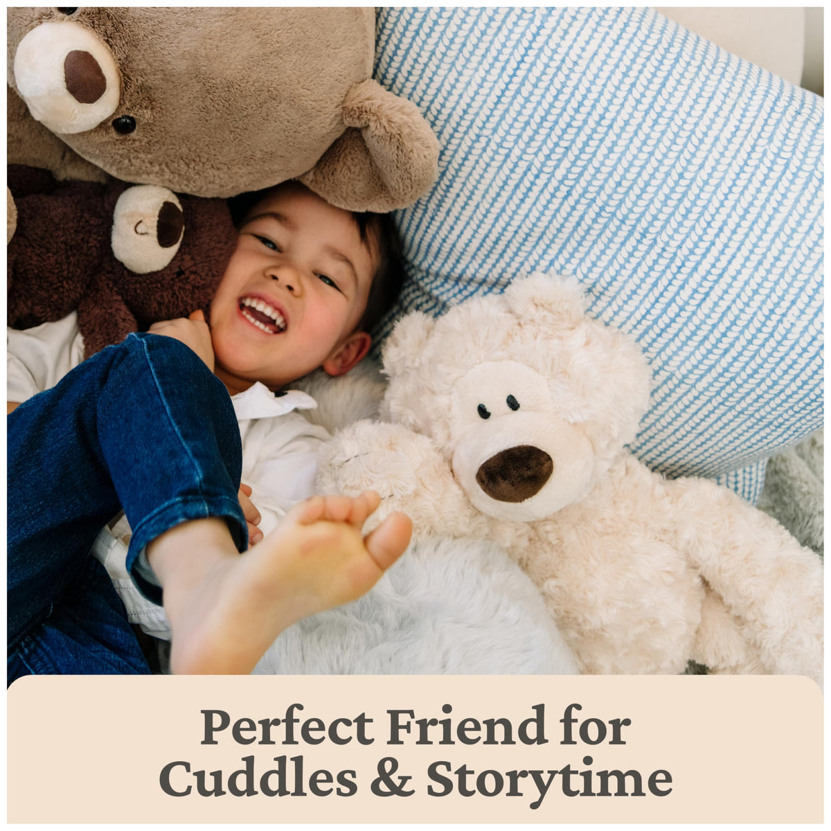 GUND Philbin Classic Teddy Bear — 18-Inch Beige Plush Toy for Ages 1+