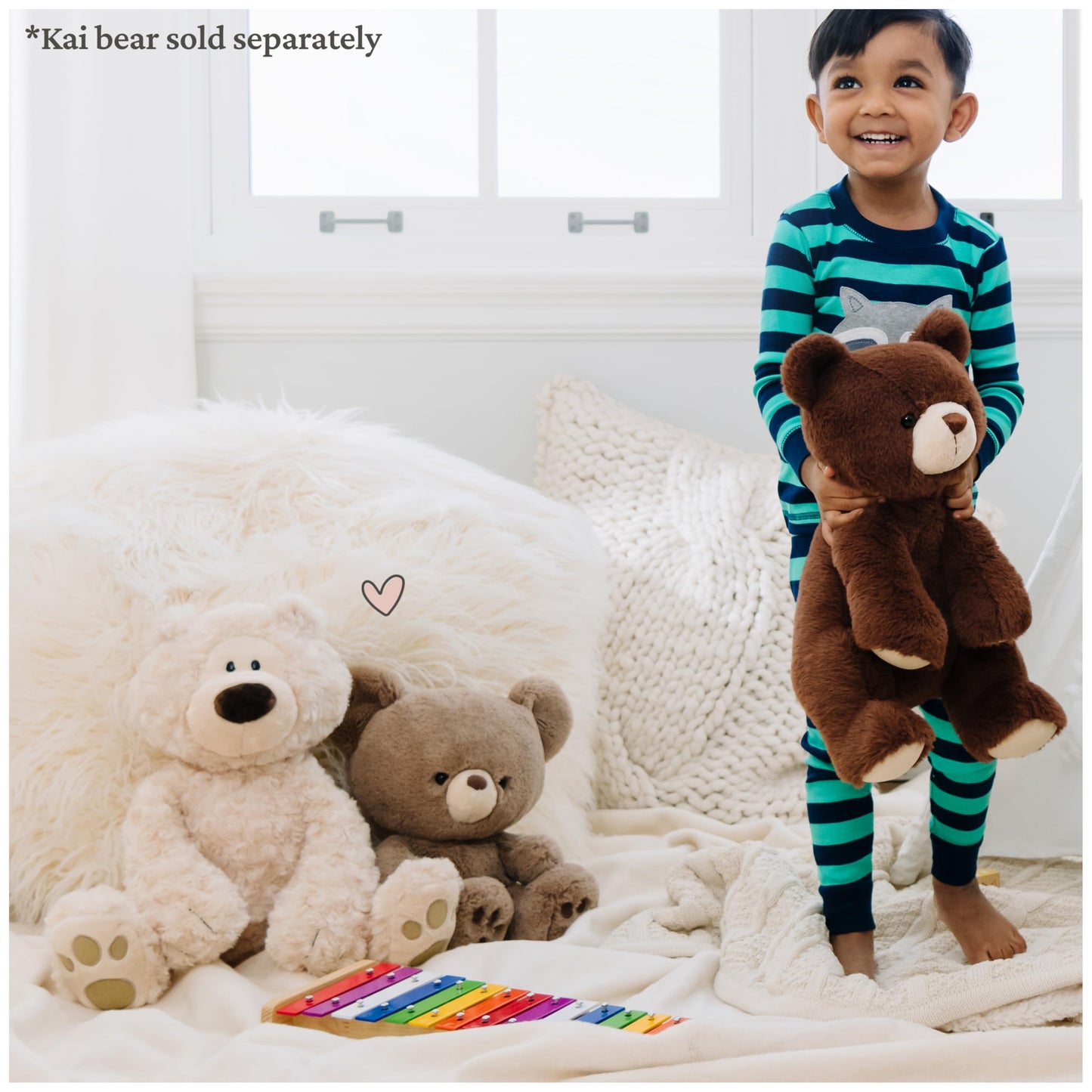 GUND Philbin Classic Teddy Bear — 18-Inch Beige Plush Toy for Ages 1+