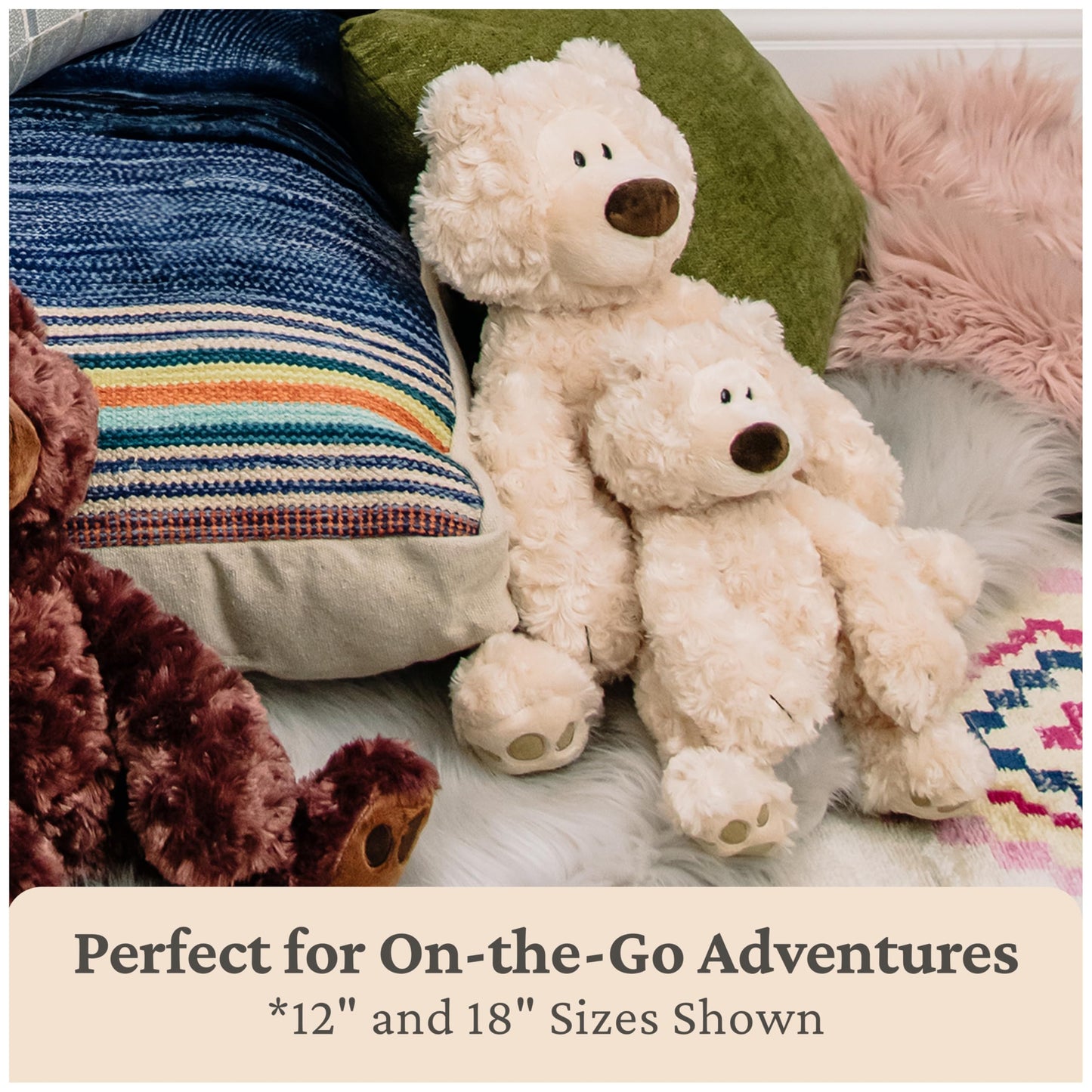 GUND Philbin Classic Teddy Bear — 18-Inch Beige Plush Toy for Ages 1+