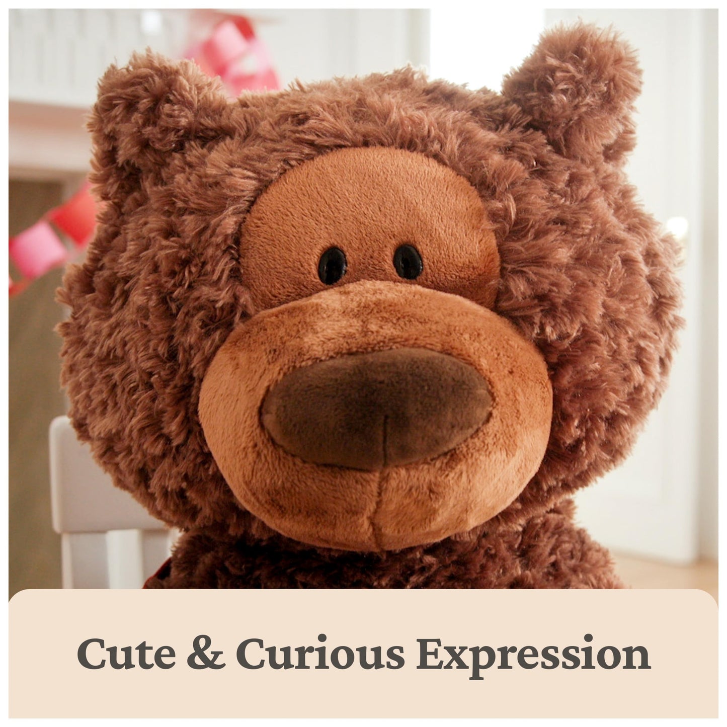 GUND Jumbo Philbin Teddy Bear — 29-Inch Plush for Ages 1+ (Chocolate Brown)