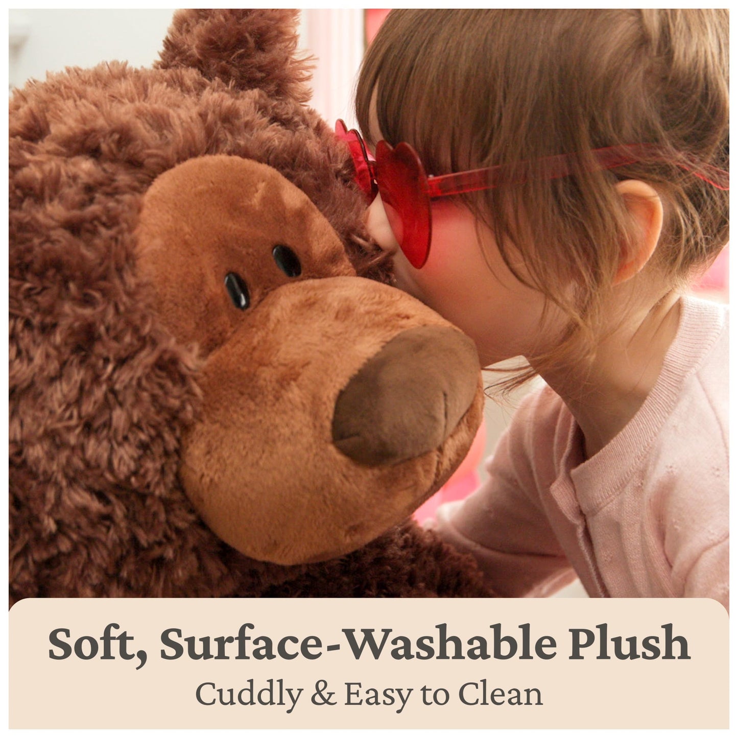 GUND Jumbo Philbin Teddy Bear — 29-Inch Plush for Ages 1+ (Chocolate Brown)