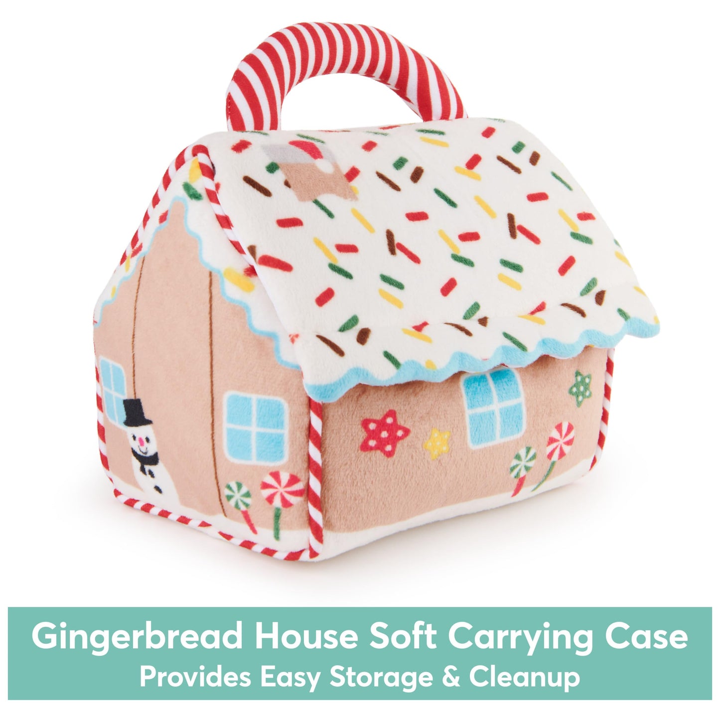 GUND Baby Play Soft Collection: My First Gingerbread House 5-Piece Sensory Playset