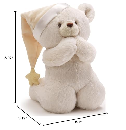 Baby GUND Prayer Teddy Bear – 8" Musical Plush for Bedtime Prayers