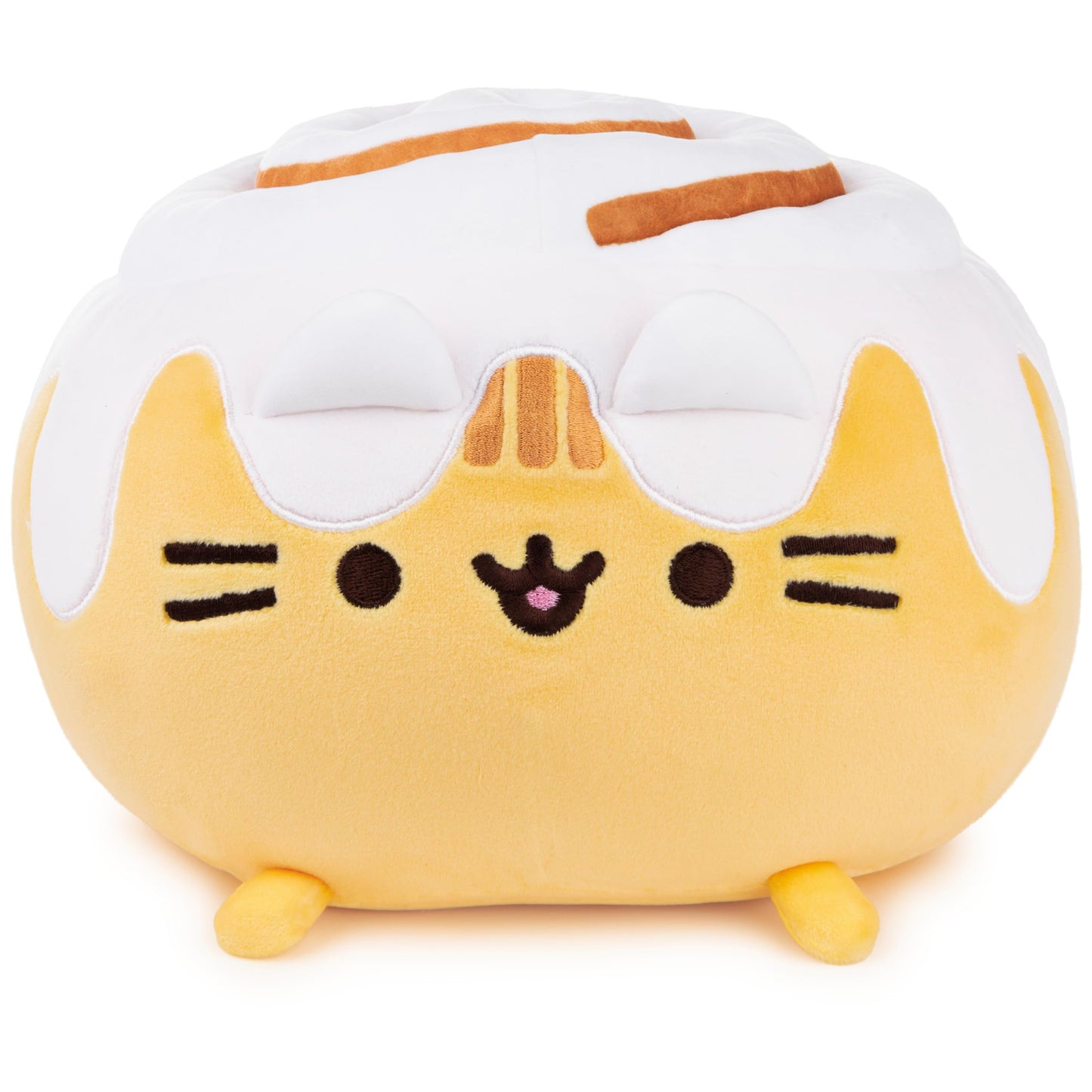GUND Pusheen Cinnamon Roll Catfé 12-inch Plush – Squisheen Squishy Cat Toy