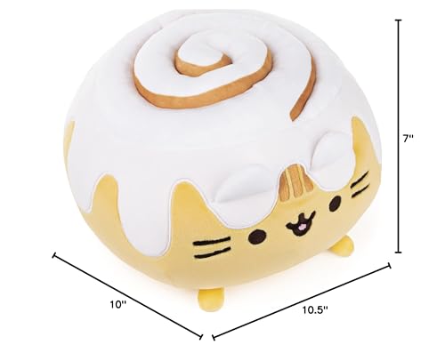 GUND Pusheen Cinnamon Roll Catfé 12-inch Plush – Squisheen Squishy Cat Toy
