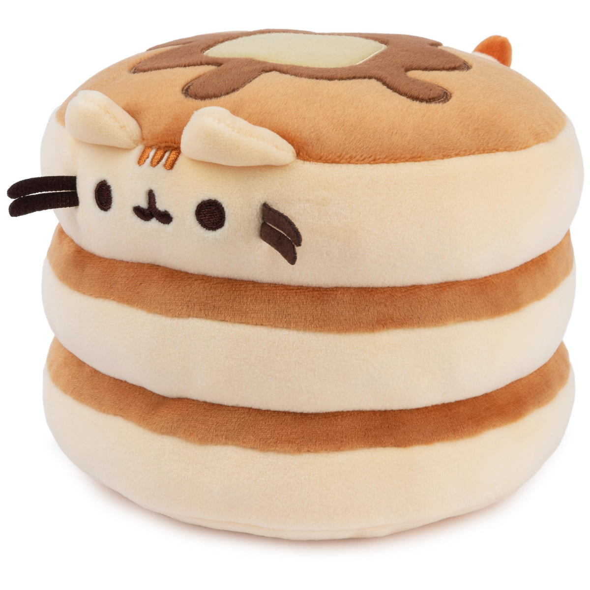 GUND Pusheen Pancake Squisheen Plush – 6-Inch Squishy Cat Toy