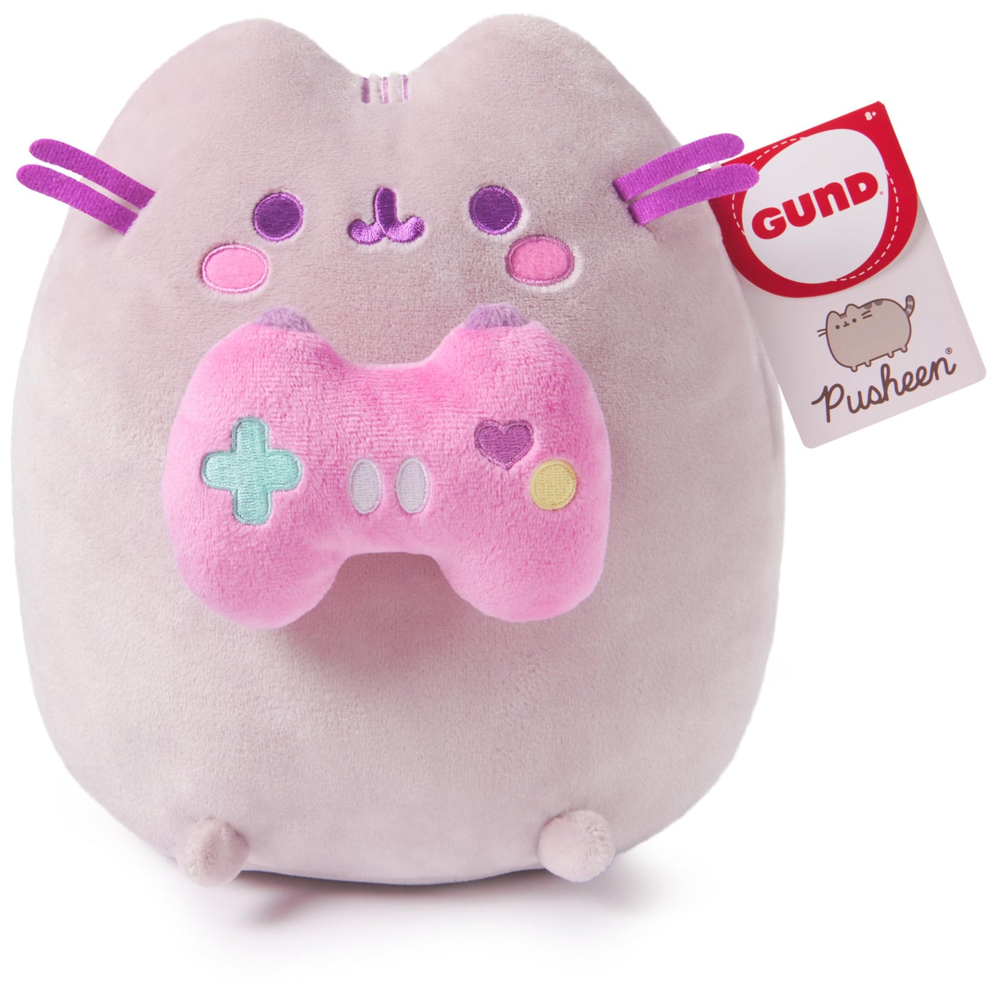 GUND Pusheen Gamer Plush - 9.5 inch Collectible Squishy Toy | Gaming Decor