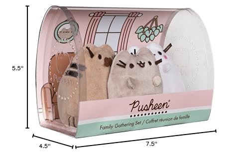 GUND Pusheen Family Gathering Collector Set – 3 Plush Cats