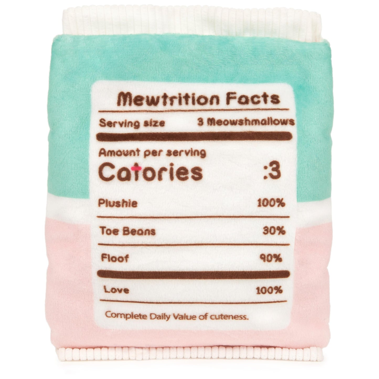 GUND Pusheen Meowshmallows Bag of Treats with Removable Mini Plush – 7.5” Pink/Green