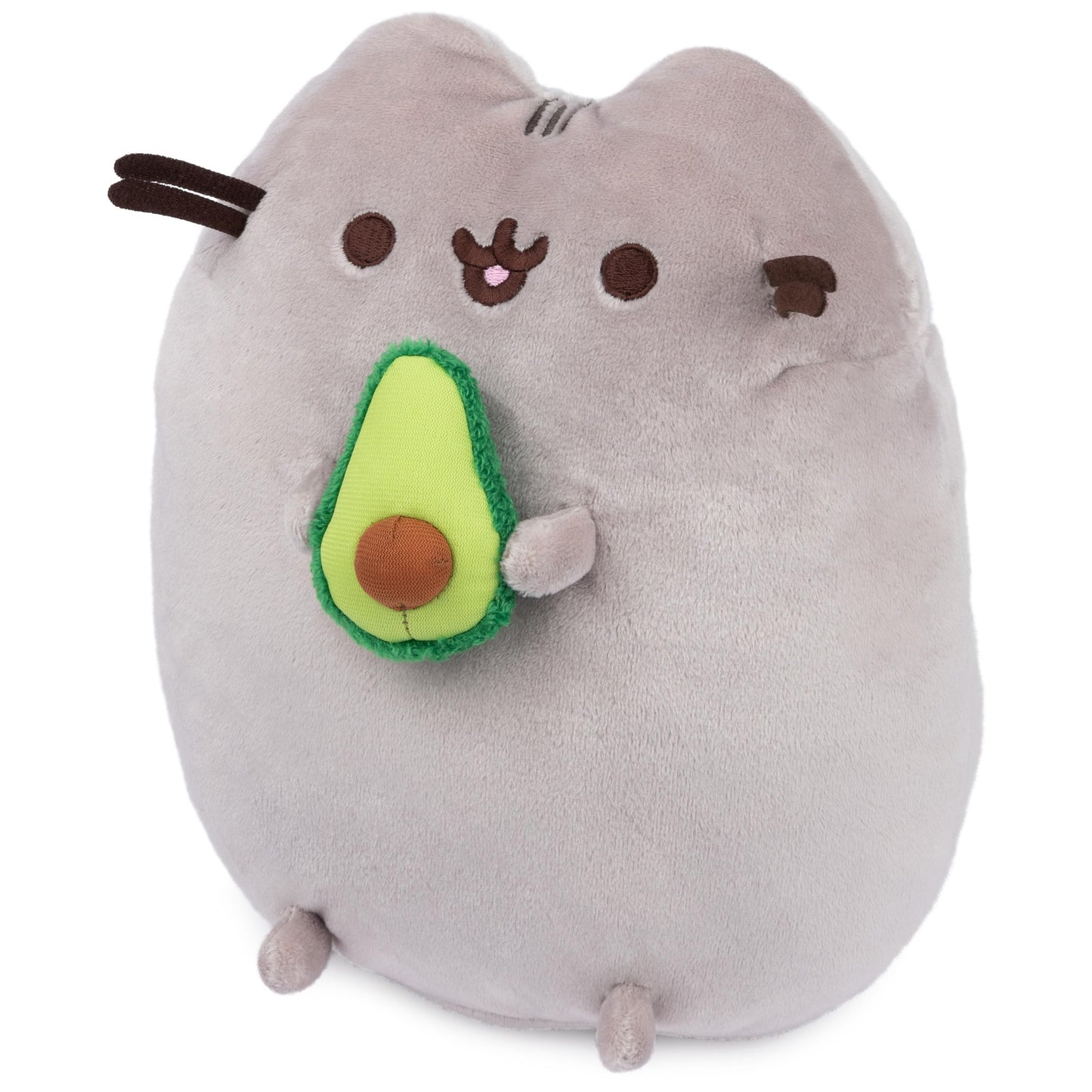 GUND Pusheen Snackable Avocado Plush - 9.5-Inch Gray Cat Stuffed Animal