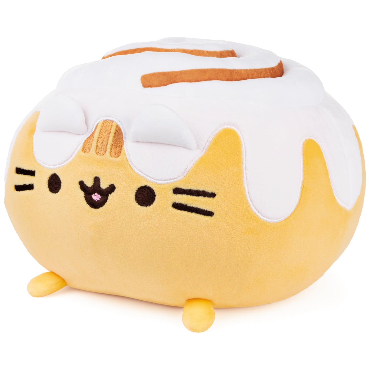 GUND Pusheen Cinnamon Roll Catfé 12-inch Plush – Squisheen Squishy Cat Toy