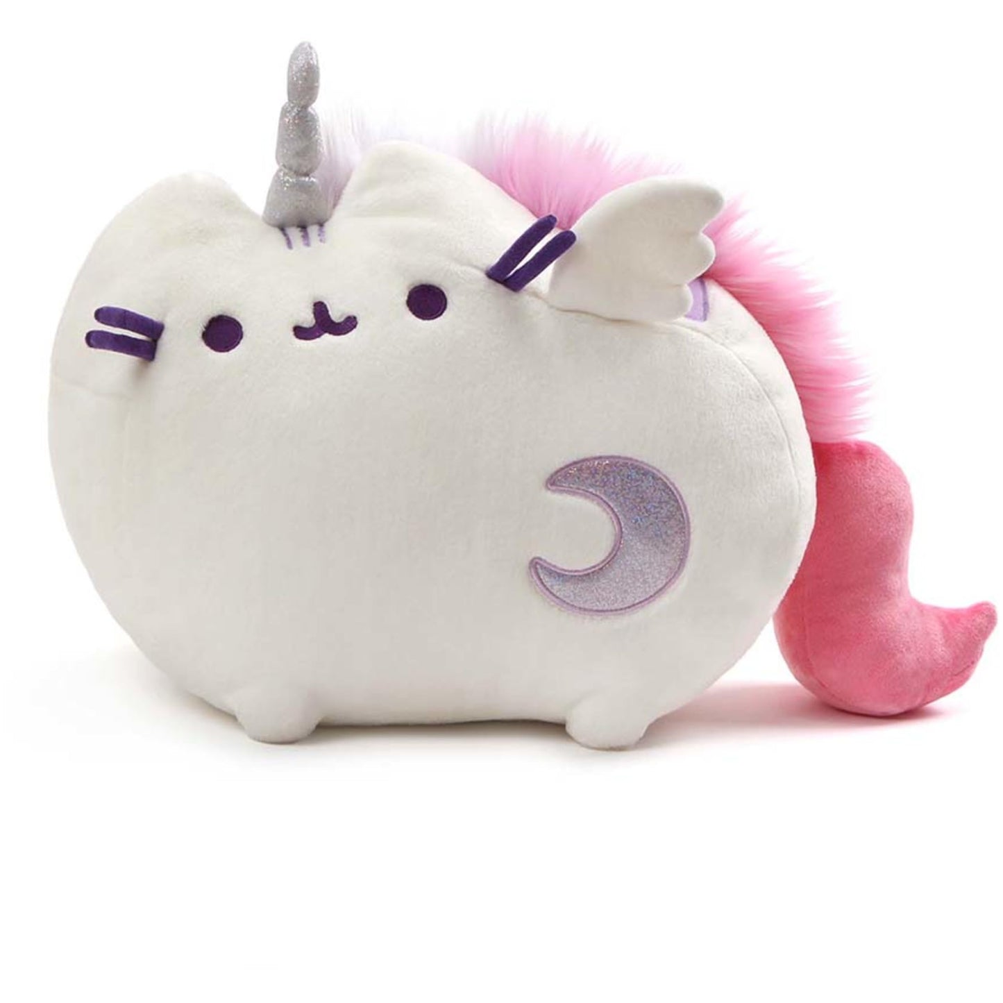 GUND Pusheen Super Pusheenicorn Plush 17-inch White with Glowing Horn and Touch Lights