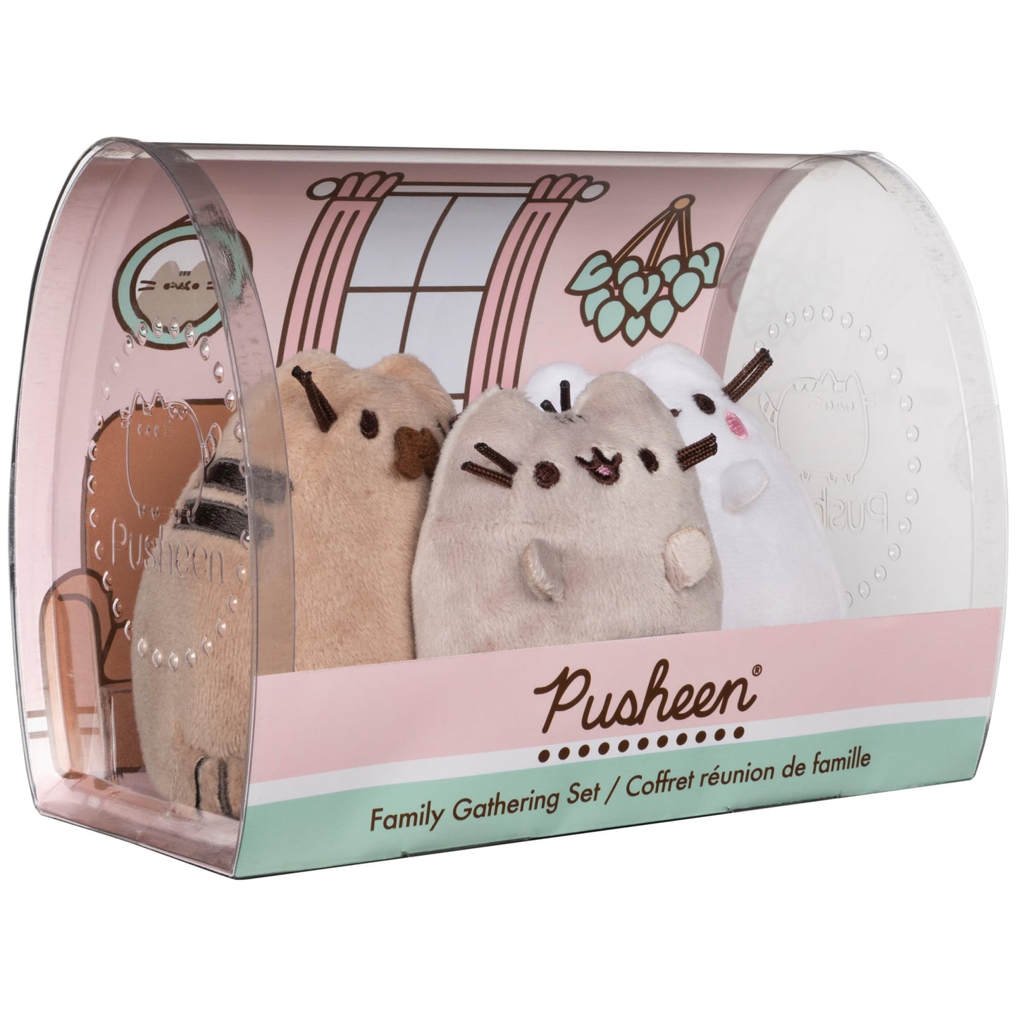 GUND Pusheen Family Gathering Collector Set – 3 Plush Cats